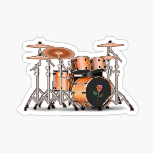 Drum Set Dream Sticker