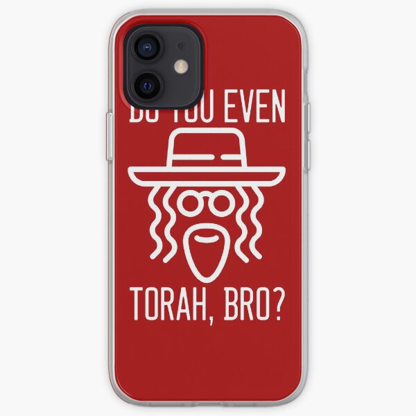 Do You Even Torah, Bro? - White iPhone Soft Case