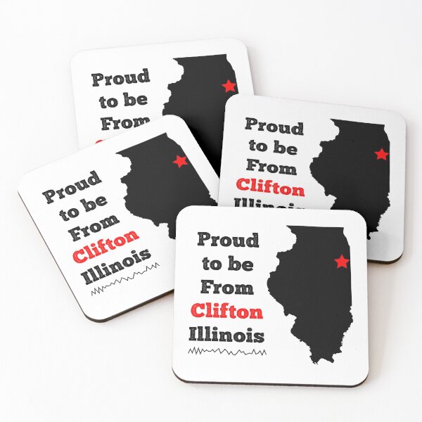Item preview, Clifton Illinois Pride Design designed and sold by GeographerDude.