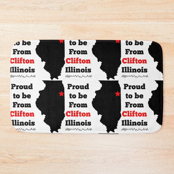 Item preview, Clifton Illinois Pride Design designed and sold by GeographerDude.