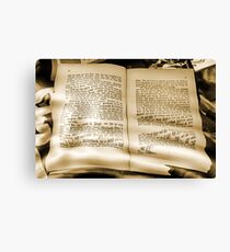 Book Canvas Print