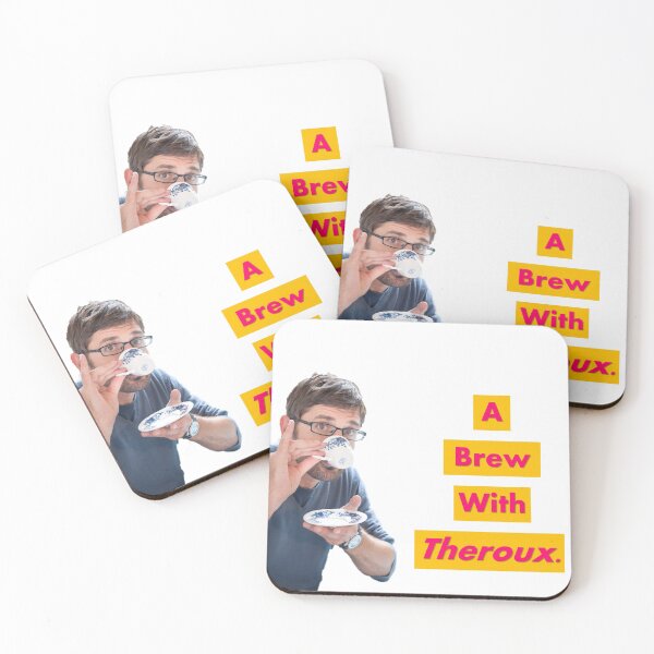 A Brew With Louis Theroux Coasters (Set of 4)