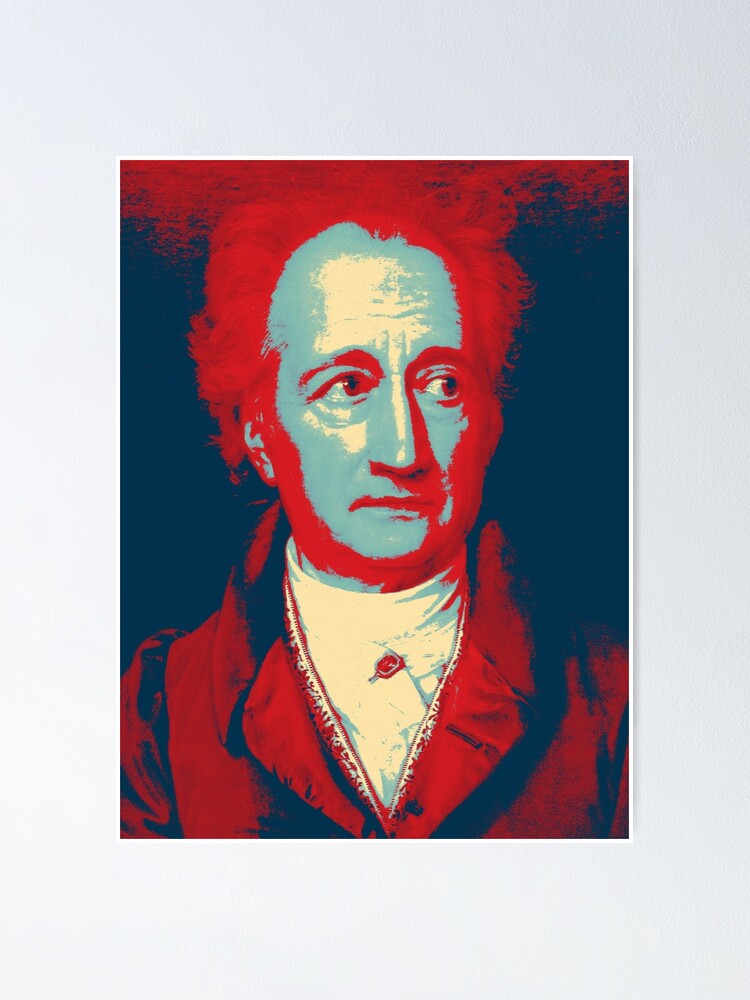 Inspektør modnes Kina Popart Johann Wolfgang von Goethe" Posterundefined by PM-Artistic |  Redbubble