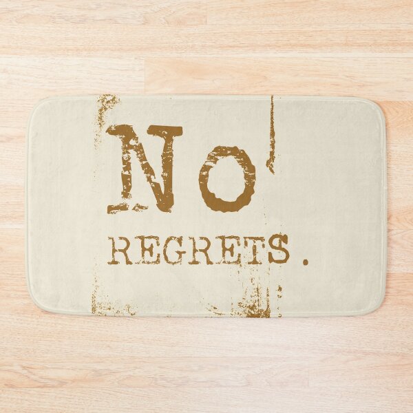 Aperçu de l'œuvre No regrets typography text art quote by Word Fandom - wordfandom créée et vendue par Kerry Pritchard.