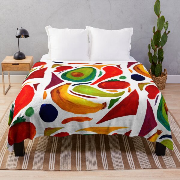 Item preview, Color splatters with vegetables and fruits designed and sold by Rabenkraehe.