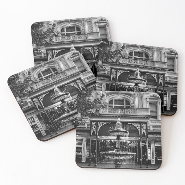Item preview, South Australia in Black and White - Adelaide Arcade Rundle Mall - Photographic Print designed and sold by nickegglington.