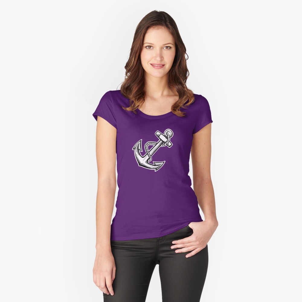 Fremantle Dockers Anchor T Shirt By Guy1788 Redbubble