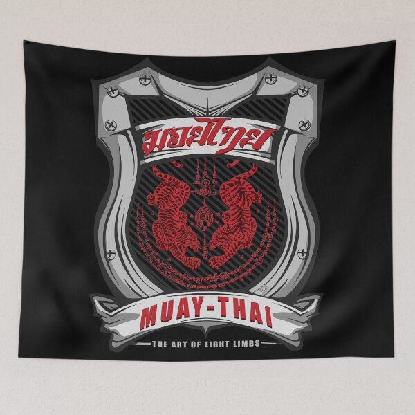 Item preview, MUAY THAI TIGER SAK YANT BADGE - Thailand Martial Art designed and sold by lu2k.