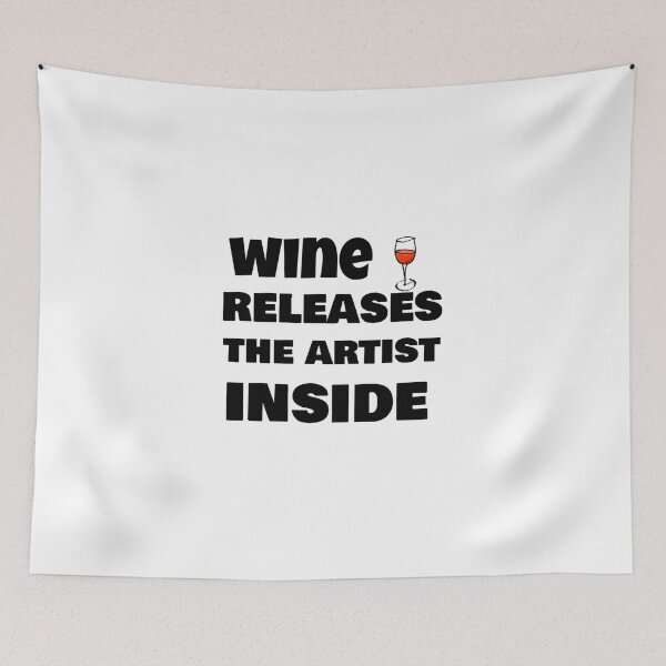 Item preview, Wine releases the artist inside 2 red designed and sold by theartsycottage.