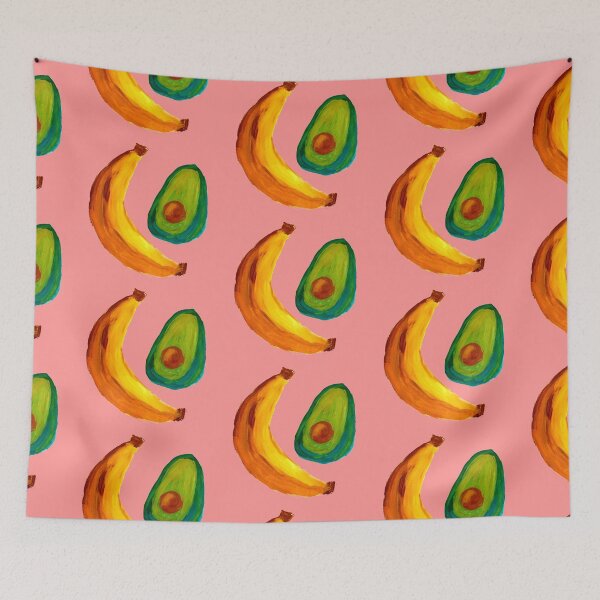Item preview, Banana and avocado designed and sold by Rabenkraehe.