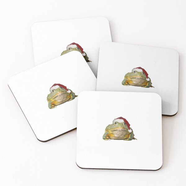 Item preview, christmas frog - a festive bullfrog designed and sold by katief44.