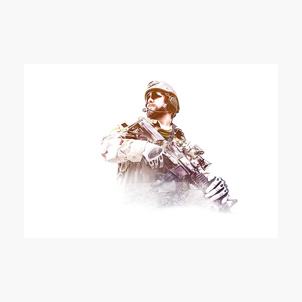 The Lone Soldier Photographic Print