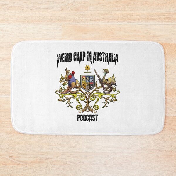 Item preview, Weird Crap in Australia - Coat of arms (Black Text) designed and sold by WeirdCrapinAus.
