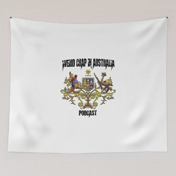 Item preview, Weird Crap in Australia - Coat of arms (Black Text) designed and sold by WeirdCrapinAus.