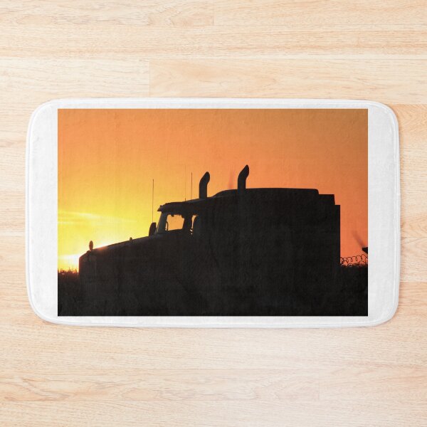 Item preview, Diesel Tractor Truck Silhouette at Sunset designed and sold by ROBERTDBROZEK.