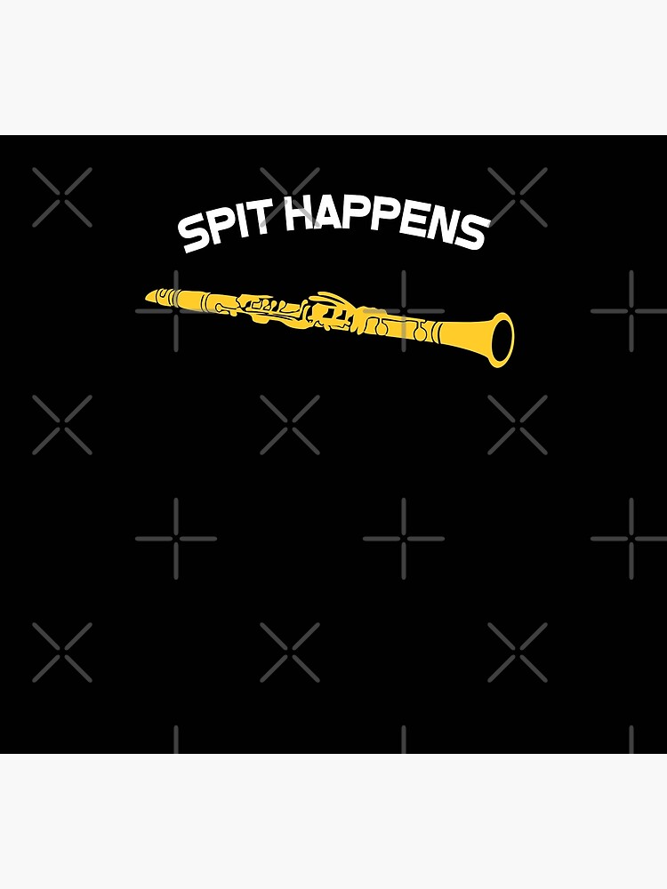"Funny Player Spit Happens Funny Gift For Musicians" Socks for