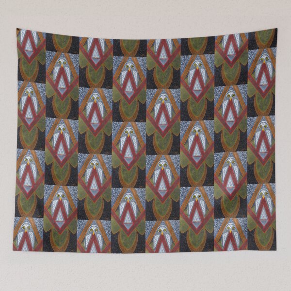 Item preview, Abstract Owl designed and sold by KarenWoodArt.