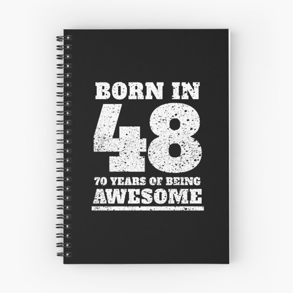 Item preview, 70th Birthday Gift Born 48 Sports Style Distressed designed and sold by LarkDesigns.