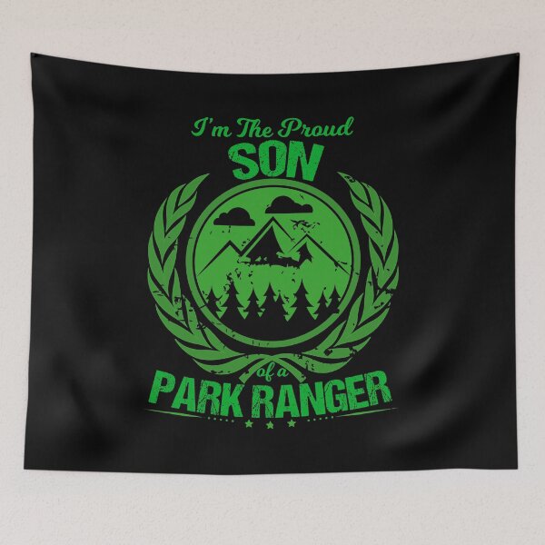 Item preview, Proud Park Ranger Son Green designed and sold by LarkDesigns.