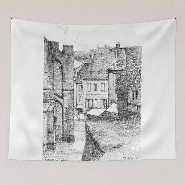 Item preview, Former cathedral of Saint Sacerdos in Sarlat-la-Canéda, Périgord Noir, France designed and sold by Dai Wynn Fine Art.