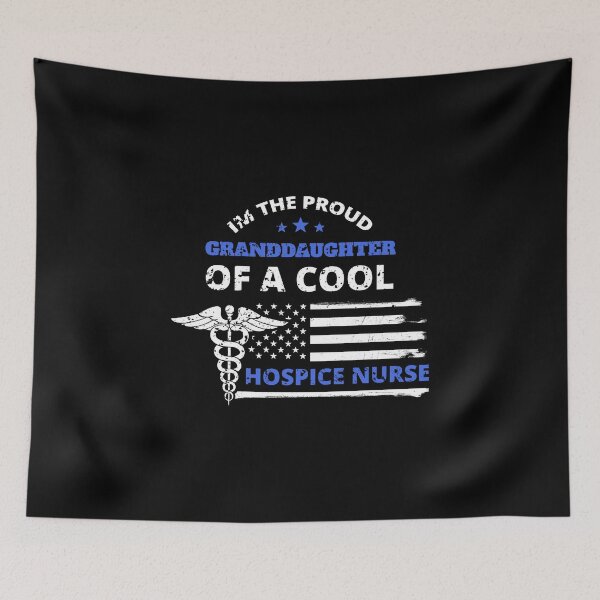 Item preview, Cool Hospice Nurse Proud Granddaughter Distressed Design designed and sold by LarkDesigns.