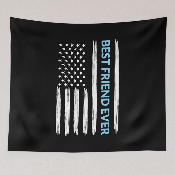 Item preview, Best Friend Ever Distressed American Flag Gift designed and sold by LarkDesigns.