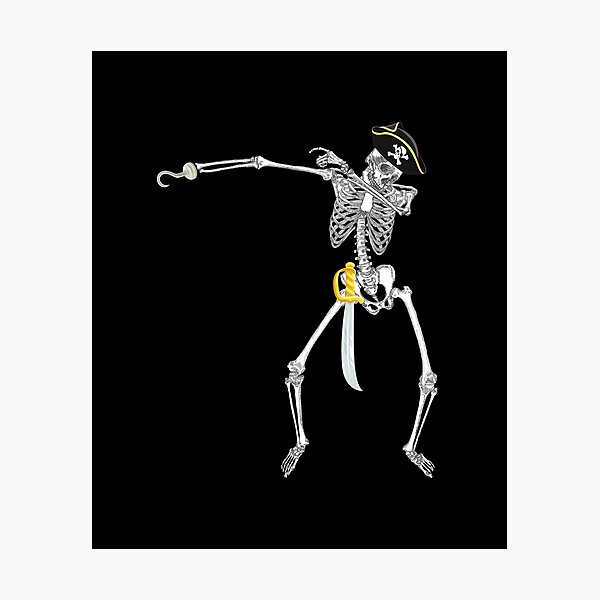 Item preview, Dabbing Pirate Skeleton Funny Pirates Dance designed and sold by LarkDesigns.