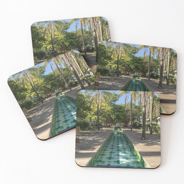 Item preview, A Modern Take on Traditional Azulejos - Parque das Nacoes Reflecting Pool in Lisbon Portugal designed and sold by Georgia Mizuleva.