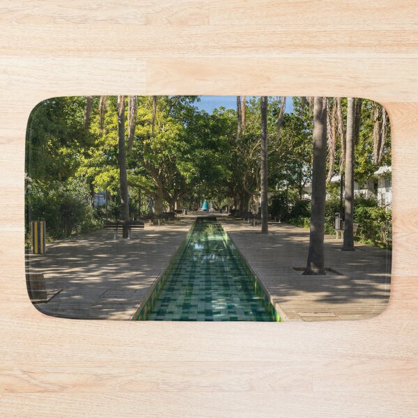 Item preview, A Modern Take on Traditional Azulejos - Parque das Nacoes Reflecting Pool in Lisbon Portugal designed and sold by Georgia Mizuleva.