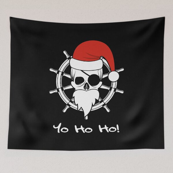 Item preview, Pirate Santa Christmas Holidays YoHoHo Nautical designed and sold by LarkDesigns.