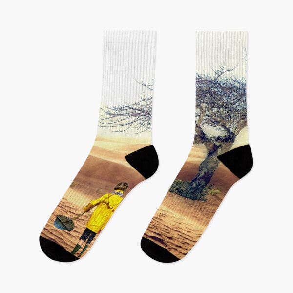 Item preview, Climate change fishing in sand designed and sold by Photoswap.