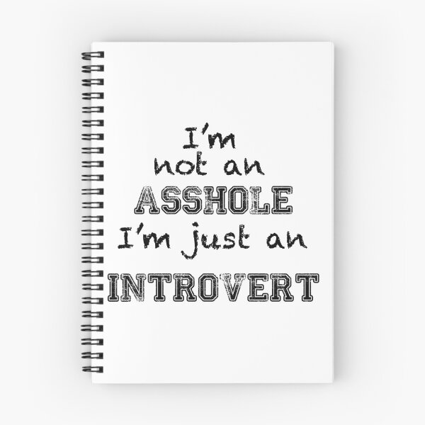 Item preview, I'm not an asshole i'm just an introvert designed and sold by ehammer.