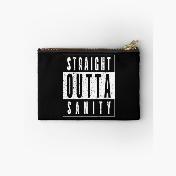 Item preview, Straight Outta Sanity Funny Distressed Vintage Look designed and sold by LarkDesigns.