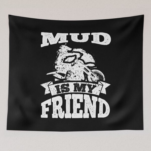 Item preview, Dirt Bike Mud Is My Friend Funny Rider designed and sold by LarkDesigns.