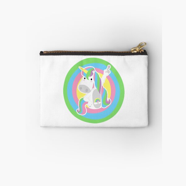 Item preview, Rainbow unicorn (transparent stroke) designed and sold by geep44.