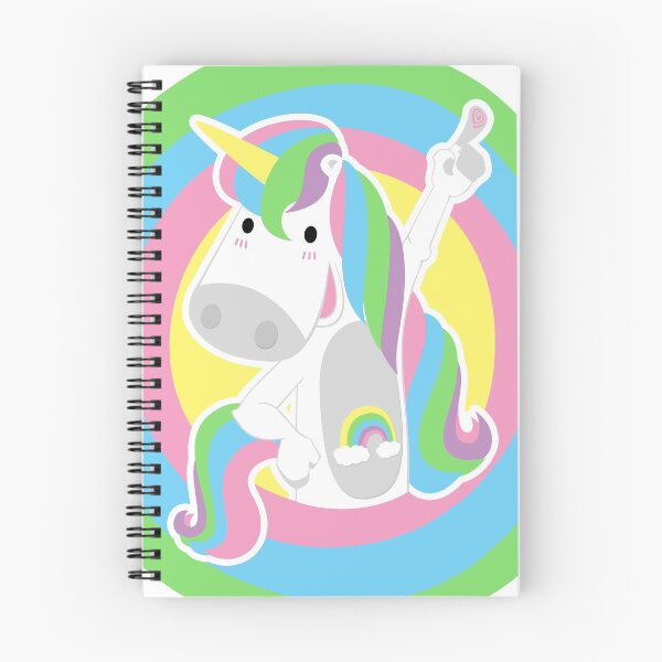 Item preview, Rainbow unicorn (transparent stroke) designed and sold by geep44.