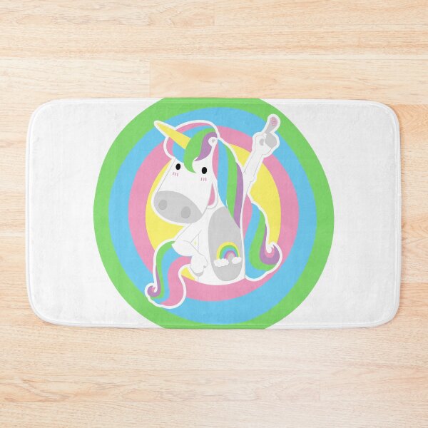 Item preview, Rainbow unicorn (transparent stroke) designed and sold by geep44.