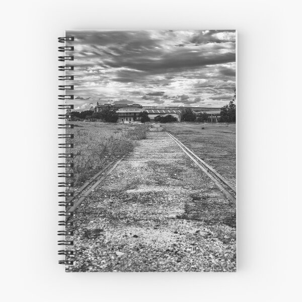 Item preview, South Australia in Black and White - Abandoned Railway Port Adelaide - Photographic Print designed and sold by nickegglington.