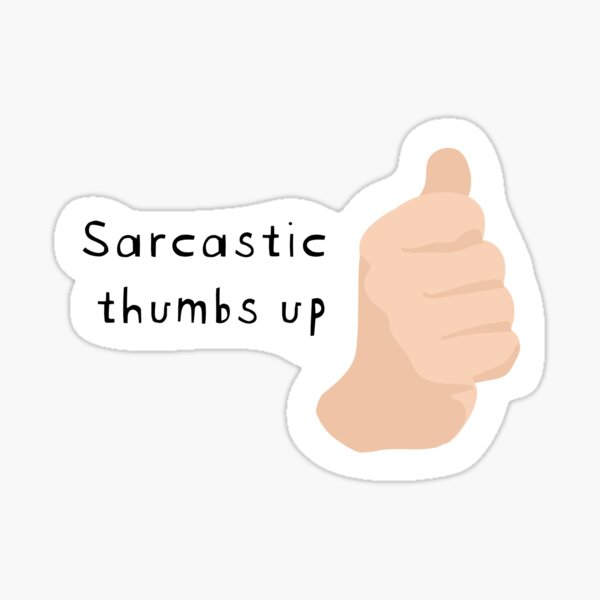 Lando Norris - Sarcastic thumbs up - F1 Sticker