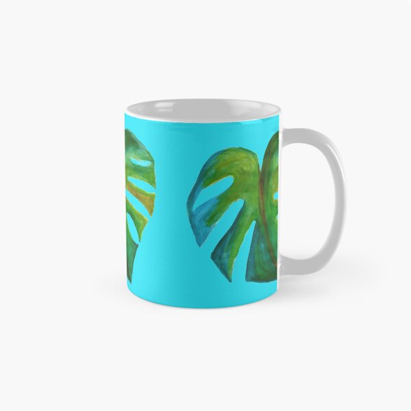 Item preview, Monstera turquoise designed and sold by Rabenkraehe.