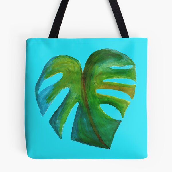 Item preview, Monstera turquoise designed and sold by Rabenkraehe.