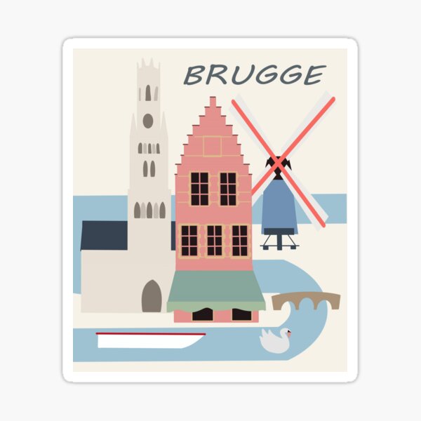 Aperçu de l'œuvre Bruges, Belgique créée et vendue par silviaromo.