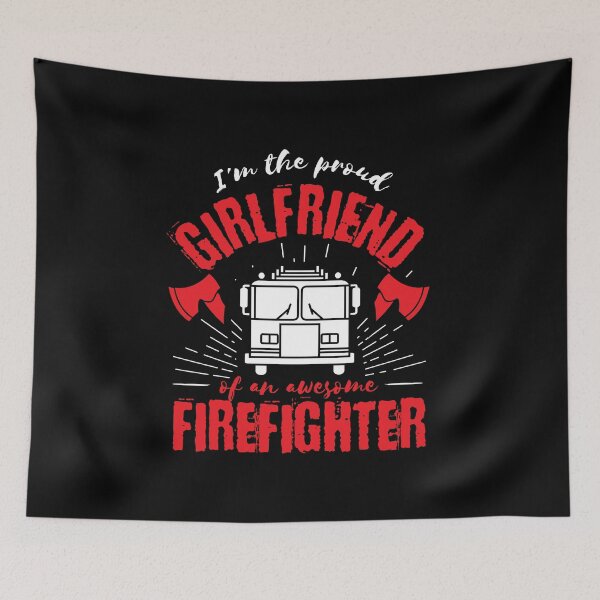 Item preview, Firefighter Family Proud Girlfriend Fire Truck designed and sold by LarkDesigns.