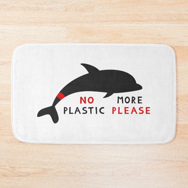 Item preview, No more plastic please. Pollution of the ocean. Vector poster, card, logo. designed and sold by illucesco.