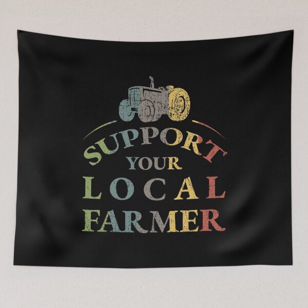 Item preview, Vintage Tractor Support Your Local Farmer designed and sold by LarkDesigns.