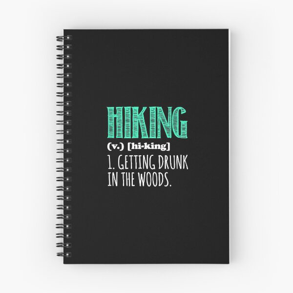 Item preview, Hiking Getting Drunk In The Woods designed and sold by Superhero Gear.