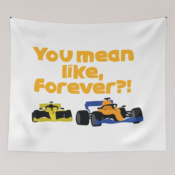 Item preview, Lando Norris - You mean like, forever?! - F1 designed and sold by SimoneLooijenga.