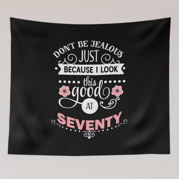 Item preview, Looking Good at Seventy Funny 70th Birthday Gift Female designed and sold by LarkDesigns.