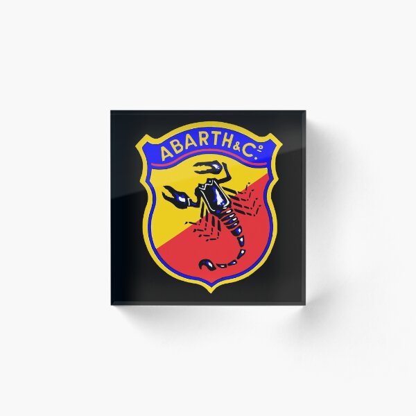 Logos de voitures classiques: Abarth & C. Bloc acrylique