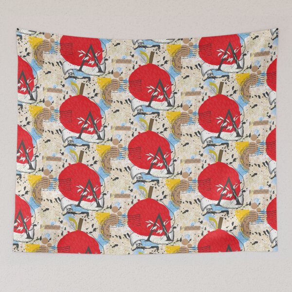 Item preview, Abstract Art Red Apple Vintage designed and sold by lowodesigns.